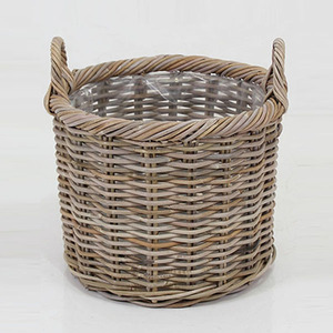 Kooboo-cesta de mimbre gris, 48861 - Product Image 1