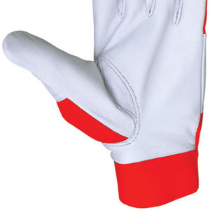 Gants d'assemblage de travail rouges en cuir de haute qualité en cuir de chèvre de style keystone gants de vie quotidienne Luvas de trabalho de couro - Product Image 3