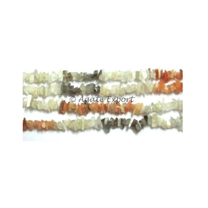 Multi piedra perlas Chips Strand - Product Image 1