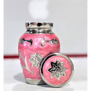 Brass Domtop <b>Small</b> Blue Going Home Keepsake <b>Ashes</b> <b>Urn</b> <b>for</b> <b>Human</b> Remain Funeral <b>Ash</b> Container Keepsake <b>for</b> <b>Human</b> Remain - Product Image 6