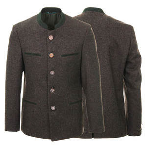 OEM Bavarian Lederhosen Trachten Oktoberfest Bavarian <b>Jackets</b> Bavarian <b>Suede</b> Coat Traditional Leather Western <b>Jacket</b> - Product Image 4