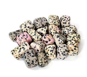 Dalmatian หินแจสเปอร์หินควอตซ์หินอาเกตแกะสลักคุณภาพเยี่ยมคริสตัลธรรมชาติ - Product Image 1