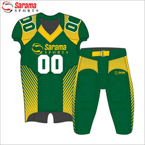 Professionnel athlétique garçons maillot de Football américain sur mesure Logo de l'équipe nouveau modèle Design Sublimation respirant DHL hommes personnalisé - Product Image 1