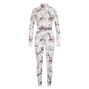 COSH JUMPSUITS Alta Qualidade Digital Impresso Sublimated Stretchable Macacões Atacado Sexy Mulheres Fitness Wear Jumpsuits Fornecedores