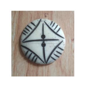 Botón de abrigo de colección de botones negros de madera de calidad exclusiva para hombres abrigo y ropa botón decorativo - Product Image 3