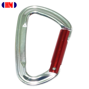 EU Standard High-Strength 24KN Aluminum Hook Rock Climbing Carabiner - Product Image 1