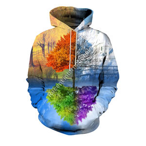 Sweats à capuche d'hiver pour hommes Offre Spéciale transfert de chaleur personnalisé imprimé polyester/coton polaire respirant séchage rapide écologique - Product Image 1