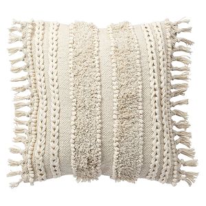 Funda De Almohada cuadrada con patrón geométrico de Jacquard, borlas tejidas de poliéster y algodón para uso doméstico en Hotel, cojines de sofá, Navidad - Product Image 3