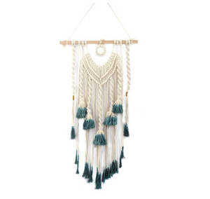 Suspension murale en macramé, cordage en coton Style plus tendance, pour décoration de maison, livraison gratuite - Product Image 1
