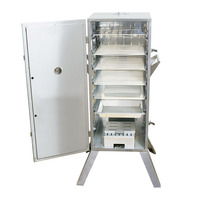 Four à charbon de bois commercial HDYXQ2A, rôtissoire à poulet, fumoir, barbecue vertical, grand barbecue en acier inoxydable
