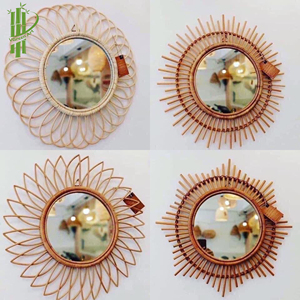 Gỗ Khung Hoa Hình Mây Gương Cho Nhà Và Nhà Hàng Truyền Thống Thanh Lịch Tường Trang Trí Nội Thất Bởi Vgreenart - Product Image 3