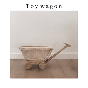 Joli chariot en rotin pour enfants - Product Image 6