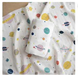 Swaddle High Quality 100 % Cotton Baby Swaddle Blanket <b>Muslin</b> - Product Image 1
