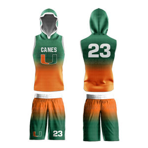 Uniformes de football 7V7 sublimés OEM 2025, haute compression, respirants, grande taille 7, sans manches, antibactériens, personnalisés - Product Image 2