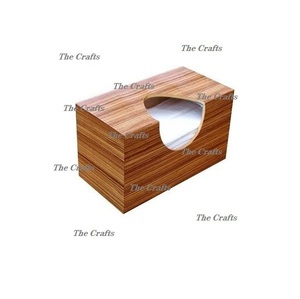 Porte-mouchoirs en bois avec boîte à mouchoirs rectangulaire de qualité supérieure pour la maison et l'utilisation en cuisine d'hôtel - Product Image 1