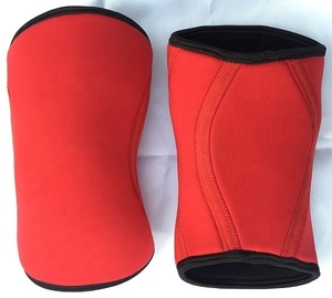 Chaud doux confortable anti-dérapant genouillères Logo personnalisé haltérophilie Gym Squat néoprène puissance levage genouillères - Product Image 1