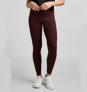 Leggings de Yoga ajourés en Nylon uni pour femmes, Spandex, longueur complète, vente en gros, - Product Image 2