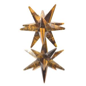 Cristal de alta calidad merkaba estrella hierro Ojo de Tigre merkaba 12 puntos Reiki curación cristal cuarzo Merkaba estrella piedra preciosa al por mayor - Product Image 3