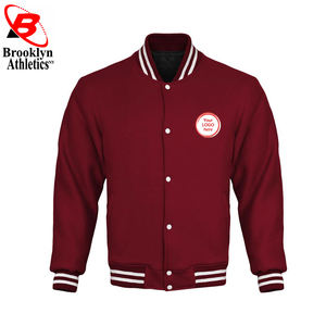 Veste universitaire imprimée avec logo personnalisé pour hommes, support en toile tricoté léger et respirant de haute qualité, tenue d'hiver décontractée - Product Image 1