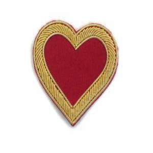 เข็มกลัดปักลายหัวใจน่ารัก งานแฮนด์เมด ดีไซน์สร้างสรรค์ ใช้เป็นป้าย/เข็มกลัดปักลายแฮนด์เมด ตลก น่าสนใจ - Product Image 1