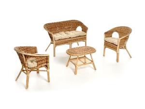 เก้าอี้ผักตบชวาธรรมชาติสำหรับห้องครัวซูเปอร์มาร์เก็ต - Product Image 2