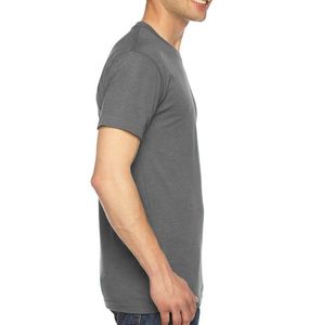 เสื้อยืดคอกลมทรงสปอร์ตสำหรับผู้ชายแบบสั่งทำพิเศษ ผ้าทริบลน์ พรีเมียม นุ่ม ยืดหยุ่น สวมใส่สบาย - Product Image 3