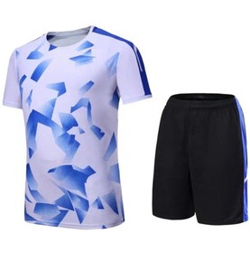 Conjunto de fútbol para adultos, Kit de fútbol, uniformes de entrenamiento de manga corta para hombres y mujeres, venta al por mayor - Product Image 3