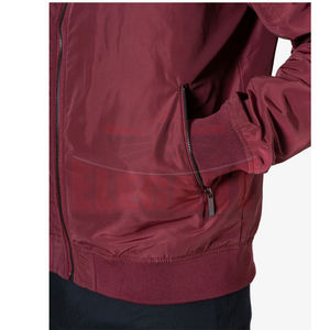 เสื้อแจ็คเก็ตบอมเบอร์สไตล์เบสบอลฮิปฮอปสำหรับผู้ชาย คอตั้งแบบสั่งทำพิเศษ สำหรับฤดูหนาว บริการ OEM ระบายอากาศ แห้งเร็ว ขายส่งจากโรงงาน - Product Image 5