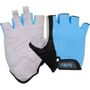 Guantes de levantamiento de pesas Unisex, con diseño de muñeca, para gimnasio y Fitness, medio dedo, superventas - Product Image 1