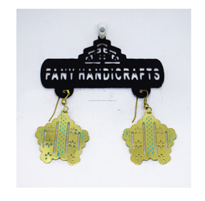 Vintage Metal Drop <b>Earrings</b> Colorful Geometric <b>Dangle</b> <b>Earrings</b> Fashion New <b>Gold</b> Design skin friendly <b>earrings</b> Drop <b>Earrings</b> - Product Image 6