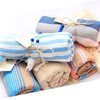 Meilleures serviettes turques tissées, plusieurs couleurs, 100% coton, rayées, modernes, luxueuses, serviettes de plage, logo personnalisé, design écologique