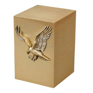 Designer <b>Box</b> Metal Aluminum Cremation <b>Box</b> Urns Solid <b>Box</b> Cremation Urns - Product Image 3