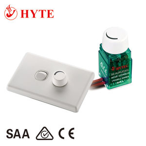 AU Triac LED <b>Rotary</b> Dimmer Wall <b>Switch</b> for Motor Fan 220v 230v 240v 300W - Product Image 1