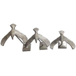 Dernière conception Sculpture d'aigle en métal Statues décoratives pour la maison - Product Image 1