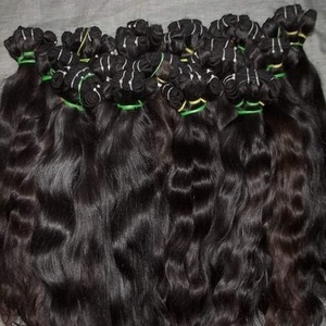ผมต่อแบบเวฟธรรมชาติ JAE Natural Remy Virgin แท้จากอินเดีย น้ำหนัก 100 กรัม แบบเย็บสองชั้นด้วยเครื่องจักร - Product Image 3