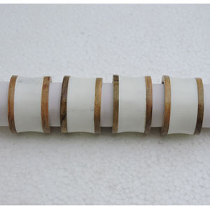 แหวนผ้าเช็ดปาก4ชิ้นทำจากเรซิ่นอินเดียที่วางถ้วยสำหรับโซฟาที่บ้านและห้องครัว - Product Image 5