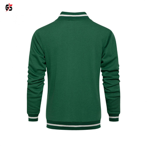 Chándal de poliéster con forro polar para hombre y mujer, ropa deportiva ajustada de alta calidad con diseño propio y cremallera para correr - Product Image 4