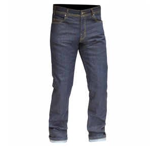 EN17092 Jeans de motard lavés au sable pour hommes Style froissé Broderie à glissière Conception matelassée pour une protection optimale Style pantalon crayon - Product Image 4