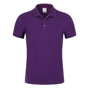 Polo 100% coton, broderie de logo personnalisée, polo piqué respirant, vêtements décontractés OEM, uniforme - Product Image 2