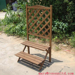 Estante de maceta de madera de moda moderno <span class=keywords><strong>para</strong></span> plantas al aire libre <span class=keywords><strong>para</strong></span> uso en exteriores estante de escaleras de flores de belleza de alta calidad - Product Image 4