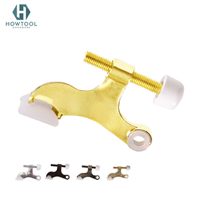 HOWTOOL B300 Deluxe Heavy Duty Door Stopper with Adjustable <b>Hinge</b> Pin & White Rubber Bumper Tip Modern Design - Product Image 6