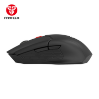 Fantech WG11 Mouse Optik Nirkabel, Mouse Gaming 2.4G Power Saver Nirkabel