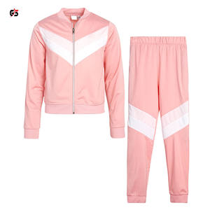 Chándal personalizado para mujer, ropa de entrenamiento y trote, manga completa, tela polar de poliéster, diseño OEM, producto con logotipo personalizado impreso - Product Image 1