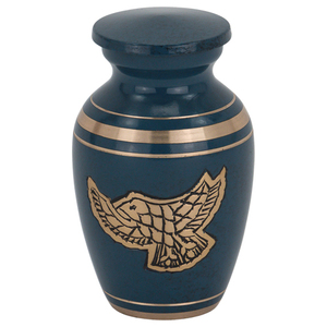 สีทองทำด้วยมือแกะสลักโกศโลหะสำหรับใส่เถ้ากระดูกศักดิ์สิทธิ์สำหรับผู้ใหญ่ขี้เถ้าบริการฝังศพมนุษย์ยังคงเป็นของที่ระลึก - Product Image 4