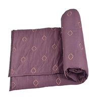 Parure de lit matelassée de luxe motif marocain en velours 100% coton vert foncé, élégante, chaude, écologique, toutes saisons