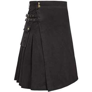 Acrylique et Laine Noir Fashion Jean Kilt - Product Image 6