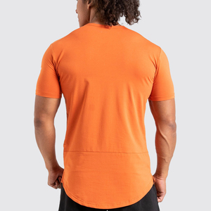 T-shirt col rond rouge uni 100% coton, sur mesure, design personnalisé OEM, pour garçons/hommes, nouvelle mode, selon les exigences du client. - Product Image 6