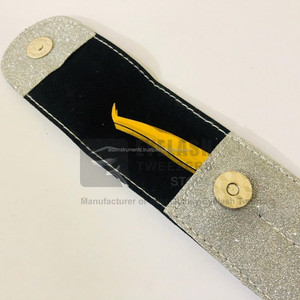 Pince à épiler pour extensions de cils russes en acier inoxydable plaqué or, étui magnétique personnalisé avec logo pour pince à épiler pour extensions de cils artificiels - Product Image 3