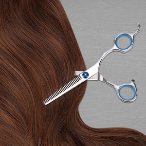 กรรไกรตัดผมตรงสำหรับร้านเสริมสวยกรรไกรตัดผมทำจากสเตนเลสแบบมืออาชีพปรับแต่งโลโก้ได้ตามต้องการ - Product Image 4