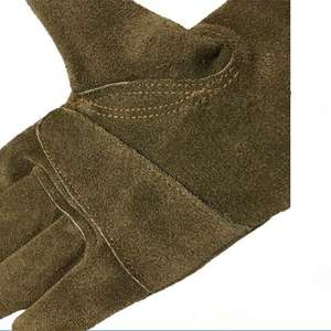 Gants de soudage pour hommes en cuir véritable fendu en cuir de vachette couleurs personnalisées gant en cuir véritable PU unisexe - Product Image 3